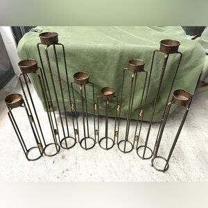 ELK Lighting Ascencio Rustic Hinged Metal Tealight Candle Holder,Rearrangeable